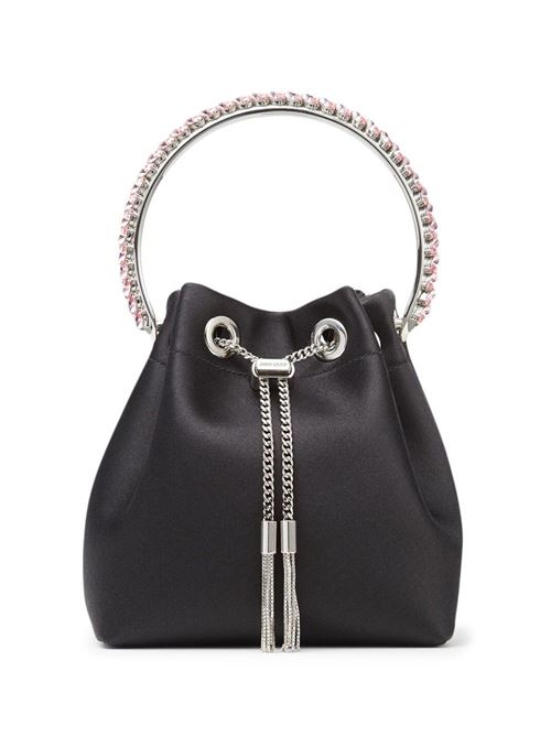 Borsa tote Bon Bon con decorazione JIMMY CHOO | BONBONVKMBLACK/CRYSTAL